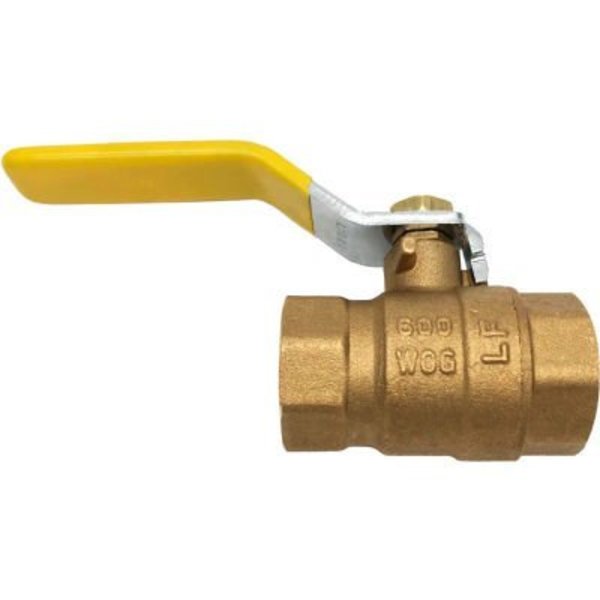 Robinson Tech International New Jersey THEWORKSÂ LF Brass Full Port Ball Valve - Threaded - 1/2 LFBV103